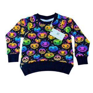 BUMS & ROSES Pumpkin Sweater Baby 12-18 M NEW Bamboo Glow Hard or Glow Home NWT